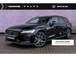 Volvo V60 2.0 T8 Plug-in hybrid AWD Plus Perform. Ed. Dark | Longe Range | Google | Panormadak | Getint Glas | Elek. Achterklep | Harman Kardon Audio | Elektrische Stoelverstelling | Keyless Entry | Adaptive Cruise Control | Sportstoelen | Stoel-/Stuurverwarming | Getint Glas | 19" LM