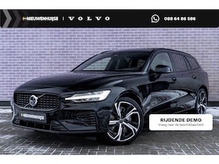 Volvo V60 2.0 T8 Plug-in hybrid AWD Plus Perform. Ed. Dark | Longe Range | Google | Panormadak | Getint Glas | Elek. Achterklep | Harman Kardon Audio | Elektrische Stoelverstelling | Keyless Entry | Adaptive Cruise Control | Sportstoelen | Stoel-/Stuurverwarming | Getint Glas | 19" LM