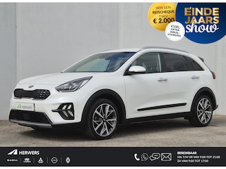 Kia Niro 1.6 GDi Hybrid DynamicPlusLine Automaat / Apple Carplay & Android Auto / Stuur & Stoelverwarming / Adaptieve Cruise Control / Achteruitrijcamera / Climate Control / Parkeersensoren Voor & Achter / Lichtmetalen Velgen / Navigatie / JBL Audio /