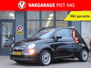 Fiat 500 0.9 TwinAir Lounge | Airco | Cabrio | Parkeersensoren | Incl. Garantie | Half leer |
