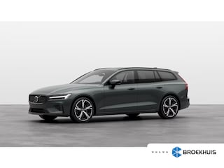Volvo V60 2.0 T8 Plug-in hybrid AWD Ultra Dark Polestar Engineered Optimisation | Extra getint glas achter |  19" 5-triplespaaks Glossy Black Diamond Cut | Achteruitrijcamera | Apple Carplay/Android Auto|telefoonintegratie premium | Cruise control adaptief met Stop&Go en stuurhulp