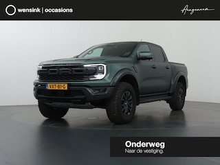 Ford Ranger 3.0 Ecoboost | Aut. | Double Cab | Raptor | 2-zits | WRAP DARK GREEN MET. | LEDEREN BEKLKEDING | RAPTOR | 360° CAMERA | TREKHAAK | ADAPTIVE CRUISE CONTROL | APPLE CARPLAY | LED KOPLAMPEN |