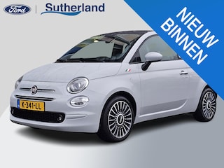 Fiat 500 1.0 Hybrid Launch Edition Climate control | Schuif-kanteldak | Multifunctioneel stuurwiel | Digitaal dashboard | Half leder etc.