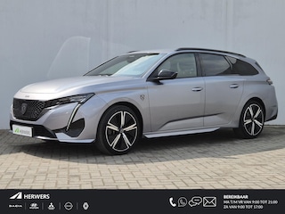 Peugeot 308 SW Hybrid 136 e-DCS6 GT Automaat / Apple Carplay Android Auto / Navigatie / Adaptief cruise control / Keyless Entry/Start / Rondomzicht camera / Lichtmetalen wielen 18“ /