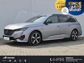 Peugeot 308 SW Hybrid 136 e-DCS6 GT Automaat / Apple Carplay Android Auto / Navigatie / Adaptief cruise control / Keyless Entry/Start / Rondomzicht camera / Lichtmetalen wielen 18“ /