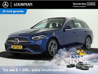 Mercedes-Benz C-klasse Estate 300 e AMG Plug-In Hybride Edition AMG-Line | Panorama Schuif-Kanteldak | Alarm Klasse 3  |360° camera | Stuur en Stoelverwarming. Inclusief 24 maanden Mercedes-Benz Certified garantie voor Europa.