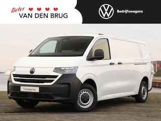 Volkswagen Transporter Bestelwagen L2 elektromotor 100 kW (136 pk) | Dubbele schuifdeur | Airco | Cruise control | PDC + Camera | Navigatie via App Connect | Achterdeuren | Trekhaak |