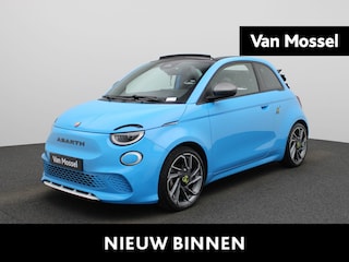 Abarth 500 Scorpionissima 42 kWh | ACHTERUITRIJCAMERA | HALF LEDER INTERIEUR | LED | PARKEERSENSOREN | NAVIGATIE | STOELVERWARMING |