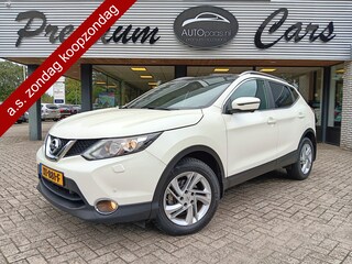 Nissan Qashqai 1.2 116PK Automaat Tekna 17".Alle opties|Parelmoerwit|Nieuwstaat!