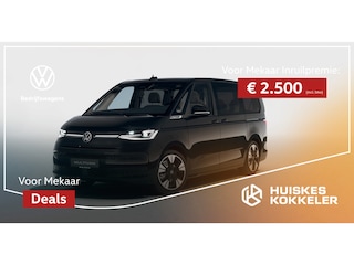 Volkswagen Multivan 1.5 245pk DSG eHybrid L2 Bulli Edition 4Motion > € 2.500,= Inruilpremie + € 1.800,= eindejaarsbonus < | Trekhaak | Elektrische deuren + achterklep | 19"Wielen | Stoelverwarming |