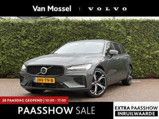 Volvo V60 T6 Plug-in hybrid AWD Ultra Dark 360 Camera | Geventileerd leer | BLIS | Pilost Assist | RIJDENDE DEMO