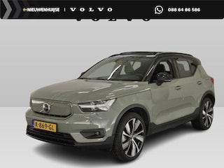 Volvo XC40 Recharge P8 AWD R-Design | Adaptieve Cruise Control | Panoramadak | Trekhaak | 20" Velgen | 360° Parkeercamera | Warmtepomp | Lederen Bekleding | Stoel-/Stuurverwarming | Dodehoek Detectie | Harman Kardon Audio |