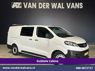 Opel Vivaro 2.0 CDTI 123pk L3H1 Dubbele Cabine Euro6 Airco | 5-zits | Camera | 2500kg trekhaak Cruisecontrol, Parkeersensoren