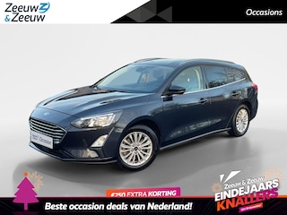 Ford Focus Wagon 1.0 EcoBoost Hybrid Titanium X Business | Adaptieve Cruise Control | El. Trekhaak | Camera | LED | Keyless Entry | El. Achterklep | Climate Control