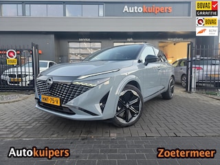 Nissan Qashqai 1.3 MHEV Xtronic Tekna Plus | Met o.a. lederen bekleding, elektrische achterklep, stoelverwarming en panoramadak!