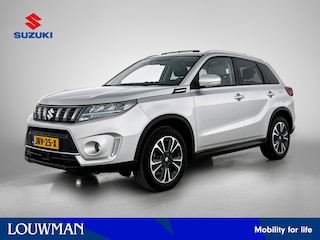 Suzuki Vitara 1.4 Boosterjet Style Smart Hybrid | Apple Carplay / Android Auto (Navigatie) | Schuif / Kantel dak | Parkeersensoren rondom | Lederen bekleding | Keyless Entry |
