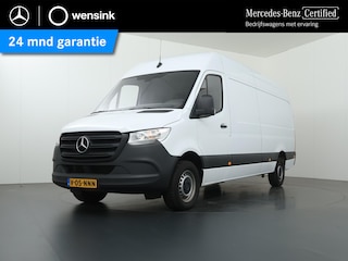 Mercedes-Benz Sprinter 317 CDI | Aut. | L3 H2 | Pro | Navigatie | Trekhaak | Zijwindassistent | Bijrijdersbank | Houten Laadvloer en zijwanbetimmering | Achteruitrijcamera | Certified |
