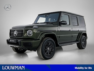Mercedes-Benz G-klasse 580 met EQ-Technologie 116 kWh | AMG Line | SUPERIOR Line interieur | Warmtecomfortpakket | AMG sierelementen in carbon | Comfortpakket | Nightpakket | Treeplanken | MANUFAKTUR Schöckl designpakket |