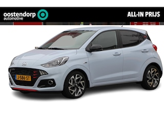 Hyundai i10 1.0 T-GDI N Line 5-zits | Navigatie | Cruise Control | Climate Control | Stuurverwarming | Stoelverwarming | Parkeersensoren | Parkeercamera | 36Mnd. Garantie | Rijklaar! |