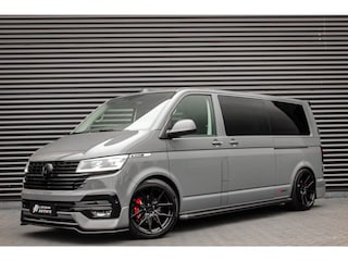 Volkswagen Transporter 2.0 TDI L2H1 150PK BULLI DC DUBBEL CABINE / LEIGHTONVANS BODYKIT / FULL OPTINS / LEDER / FULL BLACK / APPLE