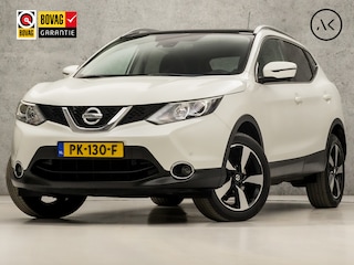 Nissan Qashqai 1.2 N-Connecta (PANORAMADAK, NAVIGATIE, 360 CAMERA, TREKHAAK, GETINT GLAS, SPORTSTOELEN, KEYLESS, PARKEERSENSOREN, CRUISE, NIEUWSTAAT)