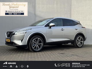 Nissan Qashqai 1.3 MHEV Tekna / Trekhaak (Trekgewicht 1.400kg) / Dealeronderhouden / Panoramadak / Adaptieve Cruise Control / Stoelverwarming / Stuurverwarming / Voorruitverwarming / Apple Carplay & Android Auto /