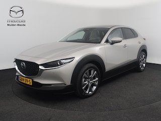 Mazda CX-30 E-SKYACTIV X Exclusive-Line - White Comfort Pack & Driver Assistance & Sound Pack & Design Pack | 18-inch lichtmetalen velgen, Silver | 360° View Monitor | 7-inch digitale meterset