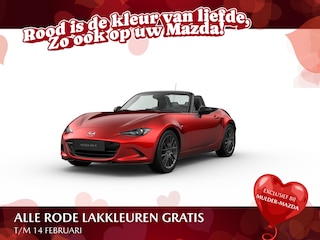 Mazda MX-5 SKYACTIV-G 132 Homura | 8-inch LCD-touchscreen kleurendisplay | Achteruitrijcamera | Adaptieve LED-koplampen (ALH): grootlichtassistent met dimmende LED-blokken voor naderend verkeer