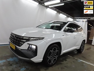 Hyundai Tucson 1.6 T-GDI HEV N Line 180PK+Led+Leder+19"Lmv+camera+adaptive-cruise+breed-navigatie+vitrual SUPER DEALER ONDERHOUDEN