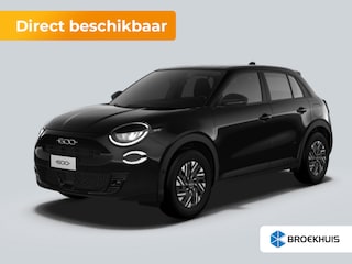 Fiat 600 Black Edition | 16” stalen velgen met Bi-color cover | Airconditioning handmatig | Apple Carplay® / Android Auto™