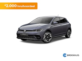 Volkswagen Polo R-Line Edition Inclusief €2000,- inruilvoordeel | 'App-Connect' draadloze smartphone integratie | Achterlichten LED | Afstandscontrolesysteem (Front Assist)