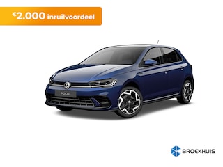 Volkswagen Polo R-Line Edition Inclusief €2000,- inruilvoordeel | 'App-Connect' draadloze smartphone integratie | Achterlichten LED | Afstandscontrolesysteem (Front Assist)