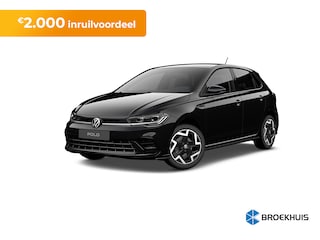 Volkswagen Polo R-Line Edition Inclusief €2000,- inruilvoordeel | 'App-Connect' draadloze smartphone integratie | Achterlichten LED | Afstandscontrolesysteem (Front Assist)