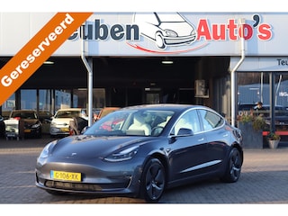 Tesla Model 3 Long Range AWD 75 kWh 87,2% SOH, BTW Auto, Wit lederen interieur, Trekhaak, BTW Auto