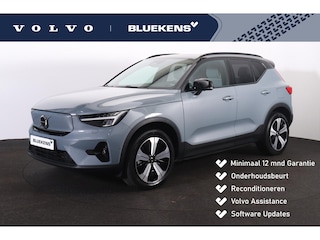 Volvo XC40 Recharge Twin Ultimate 78 kWh - Panorama/schuifdak - IntelliSafe Assist & Surround - 360º Camera - Harman/Kardon audio - Verwarmde voorstoelen & stuur - Parkeersensoren voor & achter - Elektr. bedienb. voorstoelen met geheugen links - Draadloze tel. lader - Warmtepomp - Extra getint glas - 19' LMV
