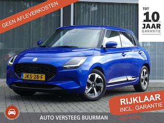 Suzuki Swift 1.2 Style Smart Hybrid 6 JAAR GARANTIE! NIEUW UIT VOORRAAD LEVERBAAR! Stijl uitvoering; Adaptive Cruise Control, Draadloos Apple CarPlay Android Auto, Climate Control