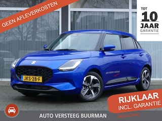 Suzuki Swift 1.2 Style Smart Hybrid 6 JAAR GARANTIE! NIEUW UIT VOORRAAD LEVERBAAR! Stijl uitvoering; Adaptive Cruise Control, Draadloos Apple CarPlay Android Auto, Climate Control