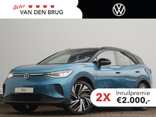 Volkswagen ID.4 Pro Limited Edition Plus 77 kWh 286 PK | Trekhaak | Warmtepomp | Top-Sport interieur | 360'' camera | 21'' Narvik velgen |