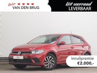 Volkswagen Polo Life Edition 1.0 TSI 95 PK | Parkeersensoren | Achteruitrijcamera | Stoelverwarming | App-connect |