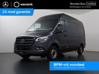 Mercedes-Benz Sprinter 319 CDI L2 H2 Select | | BPM VRIJ | 3500 kg TREKKEN | 3-zits | Leder | Parkeersensoren | Climate Control | Achteruitrijcamera | Airco | Cruise Control | LED Koplampen |