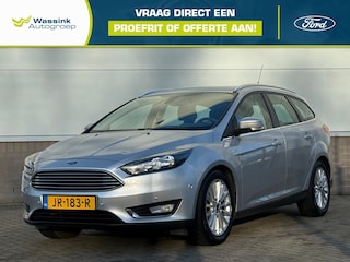 Ford Focus Wagon 125 pk Titanium | Climate Control | Parkeersensoren Voor + Achter | Lage km Stand | All Seasons