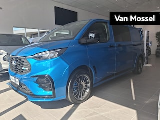 Ford Transit Custom 320 L2H1 MS-RT 65 kWh | NIEUW TE BESTELLEN | MS-RT SPORTSTOELEN, VLOERMATTEN EN BUMPER PAKKET | 19 INCH VELGEN | VERWARMBAAR STUURWIEL | ACHTERUITRIJCAMERA | DUBBELE ZIJSCHUIFDEUR