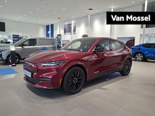 Ford Mustang Mach-E Extended Premium RWD 88 kWh | NIEUW TE BESTELLEN! | PANORAMADAK | BANG & OLUFSEN AUDIO | HANDSFREE BEDIENBARE ACHTERKLEP | 19 INCH VELGEN IN MACHINED BLACK | ELEKTRISCH VERSTELBARE STOELEN | RODE REMKLAUWEN |