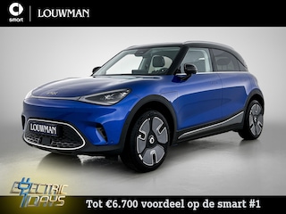 Smart #1 Premium 66 kWh | Smart Cash buy korting VAN € 42.520 NAAR € 39.020 | Lederen bekleding | Apple Carplay / Android Auto | Adapt. Cruisecontrol | Beats® Soundsystem | Warmtepomp | Memorypakket voorst | Panoramadak |