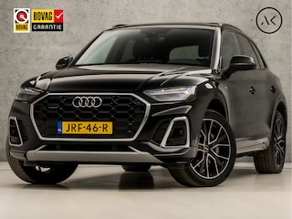 Audi Q5 50 TFSI e S edition 367Pk Automaat (FULL OPTION, PANORAMADAK, DIAMOND STITCHING, BEKERHOUDER GEKOELD/VERWARMD, CAMERA, APPLE CARPLAY, TREKHAAK, ADAPTIVE CRUISE, NIEUWSTAAT)