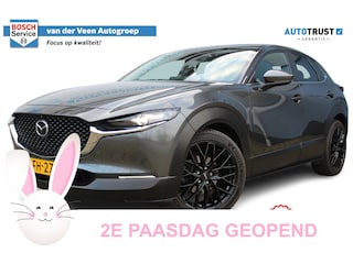 Mazda CX-30 2.0 e-SkyActiv-X M Hybrid Comfort | Incl. 12 maanden Garantie | 360* Camera | Adaptive cruise controle | Lane assist | Stoel/Stuur verwarming | Elektrische kofferbakklep | Dodenhoeksensoren | Keyless start | Head-Up Display | Parkeersensoren V+A | Climate controle | DAB | Navigatie |