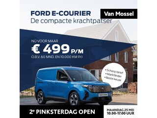 Ford Transit Courier Limited 44 kWh | VANAF 0,99% RENTE | 293 KM ACTIERADIUS | LED KOPLAMPEN | 17 INCH | ANDROID AUTO | DRAADLOOS OPLADEN |