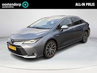 Toyota Corolla 1.8 Hybrid Executive **NAVIGATIE/ STOELVERWARMING VOOR EN ACHTER/ TREKHAAK/ LEDER/ DODEHOEK DETECTIE/ GARANTIE**