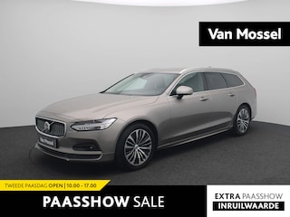 Volvo V90 2.0 B4 Momentum Pro | Leder | Wegklapbare-Trekhaak | Stoel + Stuurverwarming | Adaptive Cruise Control |  360 Camera | Elektrische Achterklep | 18 inch | Dodehoekdetectie | Keyless |