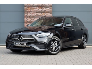 Mercedes-Benz C-klasse Estate 300 e AMG Line Aut9 | Panoramadak | Trekhaak | Distronic | HUD | Stuurwielverwarming | Memory | Leder | Advanced Sound System | Sfeerverlichting | Rijassistentiepakket+ |